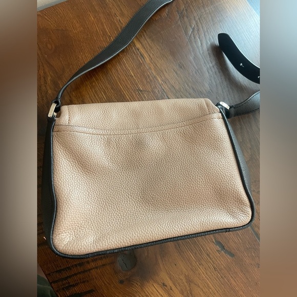 Kate Spade Crossbody Purse Neutral Colorblock Black Cream and Tan - Picture 9 of 9